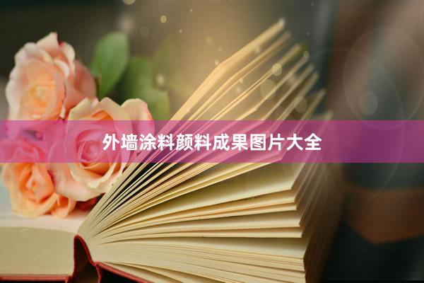 外墙涂料颜料成果图片大全